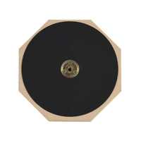 8-Inch Silent Wood Children Practice Drum Pad with Sound-Reduction Feature for Beginner Percussion Board