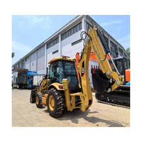 2025 Backhoe Loader CAT 420F Bekas yang Disesuaikan, Bertenaga dengan Boom Teleskopik dan Bucket Multifungsi