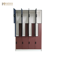 Huajiale usine directement fournir armoire de casier de gym hpl stratifié casiers de stockage sûrs faciles à nettoyer