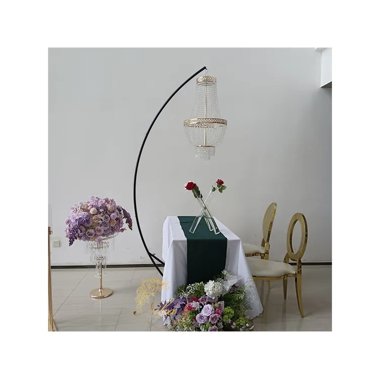 Hängende Kuchen Kleiderbügel Stand Arch Suspended Cake Swing Display Hochzeit Dessert Stand Kronleuchter Kleiderbügel und Kupplung