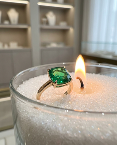 Bougie artistique en cire de sable texturée, cire de soja naturelle, parfum personnalisé, faite à la main, longue durée de combustion, pour la décoration du Nouvel An - Product Image 4