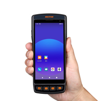Pemindai kode batang V800 PDA RFID, perangkat genggam OEM ODM pemindai kode batang dan Terminal IoT dengan fungsi cetak