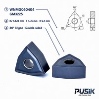 Plaquette de tournage WNMG GM3225 SM, outil en carbure à bord affûté pour usinage CNC