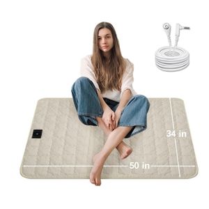Tapis de mise à la terre doux 34*50 pouces en fibre d'argent, tapis de <span class=keywords><strong>yoga</strong></span> respirant pour le sommeil avec cordon de 15 pieds pour réduire l'électricité statique et améliorer le sommeil - Product Image 2