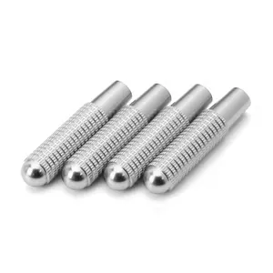 JDMotorsport88 4pcs Silver Car Alloy Door Lock Pins Lock Pin Screw Knob For Mercedes CLK GLA Class W117 C117 X156