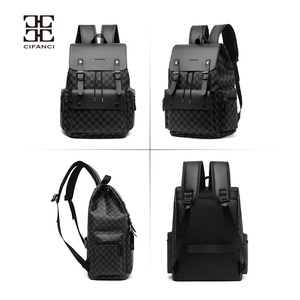 Unisex Multifunctional <strong>Backpack</strong> USB Charging Port Business Waterproof Polyester Lining Zipper Closure Laptop <strong>Backpack</strong> - Product Image 2