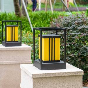 Pilier européen en Aluminium Villa décoration cour porte jardin lampes de paysage - Product Image 2