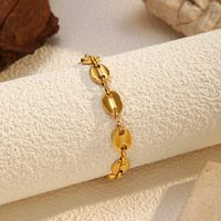 Accessoires de cheveux pour femmes, tendance 2025, épais, en acier inoxydable plaqué or 18 carats, imperméable, bijoux