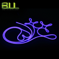 Tira de Luces LED Mini Neon Flex de 0812 con Excelente Brillo, IP67, DC24V, para Publicidad y Decoración Exterior