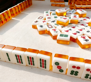 160 Tiles Customized American Ma Jong Tile Engraving Board Game Spring Mahjongg Pieces - Product Image 4