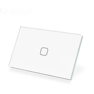 Interruptores de Pared Inteligentes con Panel Táctil de 2 Botones, Compatibles con Apple Home y Google Home, Estándar Estadounidense/Australiano, 10A, Diseño Nuevo de Fábrica - Product Image 1