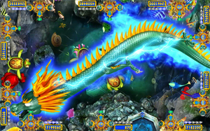 Kirin Slayer - Macchina da <span class=keywords><strong>Gioco</strong></span> di <span class=keywords><strong>Pesca</strong></span> a 8 Giocatori con Cabinet in Metallo, Tavolo di Abilità e Funzionalità di Tiro ai Pesci, con Pannello di <span class=keywords><strong>Gioco</strong></span> Personalizzabile (Versione Inglese) - Product Image 4