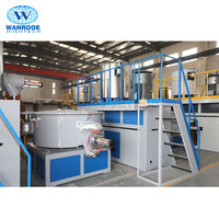 Unité de mélange verticale de machine horizontale de mélangeur de refroidisseur de chauffage à grande vitesse