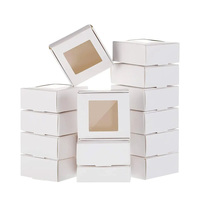 Prix de gros Boîte de papier pour savon en carton Boîte d'emballage transparente en PVC kraft