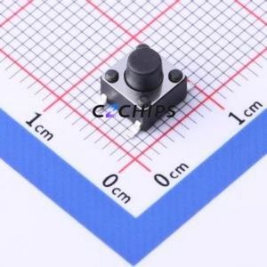 TSD003B06026A33 Tactile Switch SMD,6x6mm Switch Round Button 2.6N Vertical Mount 6mm - Product Image 1