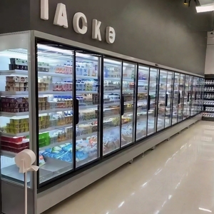 Xoay trái cây salad truy cập tủ lạnh với mở máy làm lạnh thiết kế 360 ° tầm nhìn thương mại Quán Cà Phê Tự Chọn Nhà Hàng - Product Image 3