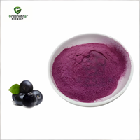 Poudre d'extrait de fruit d'açaï 10:1 Euterpe Oleracea Concentré naturel Certifié Casher Halal en fût pour compléments alimentaires