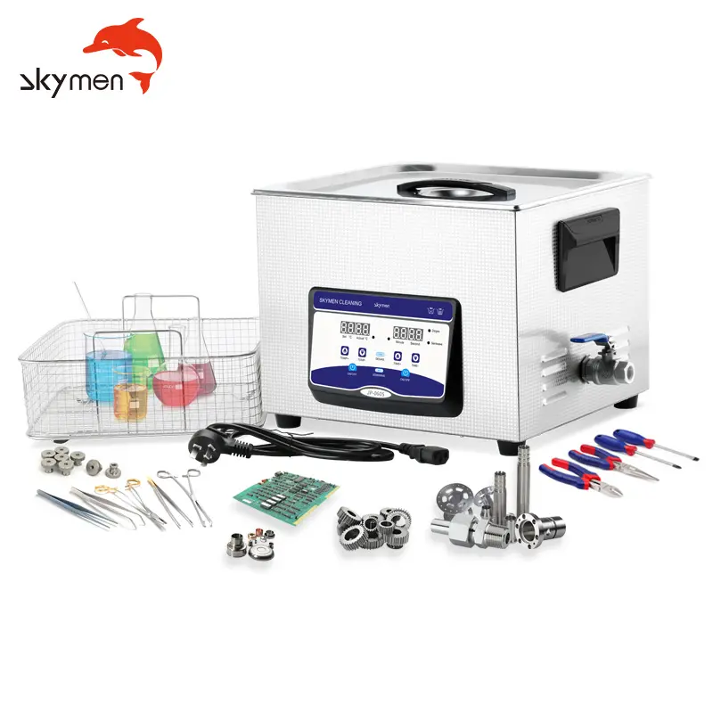 Skymen 10L 2.65 gal medical ultrasonic cleaning machine dental cleaner ultrasonic dental instrument ultrasonic cleaner
