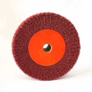 <span class=keywords><strong>Brosse</strong></span> à lamelles en nylon non tissé Roue de tambour de polissage en satin Tambour non tissé abrasif - Product Image 3