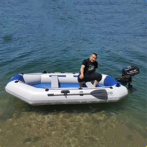 <span class=keywords><strong>Gommone</strong></span> Marino Gonfiabile in PVC Senza Colla, Processo di Saldatura Completo al 100%, 2,3 M, con Remi e <span class=keywords><strong>Pompa</strong></span>, <span class=keywords><strong>per</strong></span> 3 Persone, Resistente agli Urti e all'Acqua Salata - Product Image 1