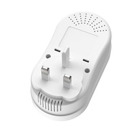 Prise connectée thermostat intelligente Tuya WiFi avec bouton rotatif, tension large AC95-240V, prise standard UK, contrôle à distance via application