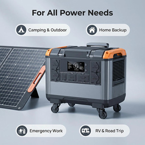 Station d'alimentation portable 3000W 2688Wh 110V norme US, générateur solaire LiFePO4, alimentation de secours UPS, en stock pour la vente en gros - Product Image 3