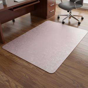 مكتب وردي للأرضيات الخشبية الصلبة ، حصائر مانعة للانزلاق للكرسي الدوّار ، كمبيوتر كبير من من من من من من من من من من - Product Image 3