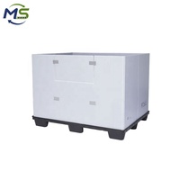 Boîtes de rangement pliables en nid d'abeille en PP imperméable, recyclables, alternative aux caisses en bois et aux boîtes en plastique
