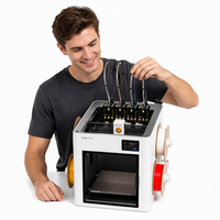 Imprimante 3D FDM à cadre ouvert Snapmaker U1 version internationale, pour ferme d'impression, économique, 4 extrudeurs, nivellement automatique, PLA