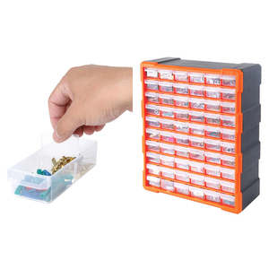 60단 플라스틱 부품 상자 공장 전자 부품 분류함 보관 캐비닛 - Product Image 4