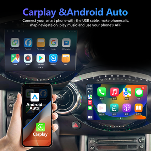 Meihua 9 pouces Android voiture pour lecteur DVD DSP BMW <span class=keywords><strong>MINI</strong></span> <span class=keywords><strong>Cooper</strong></span> R50/56 2004-2006 unité principale pour Bluetooth multimédia fonction stéréo - Product Image 4