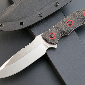 Couteau pliant portable HK en acier inoxydable, manche G10, 258 mm, pour camping, usage tactique, OEM personnalisable, découpe industrielle - Product Image 3