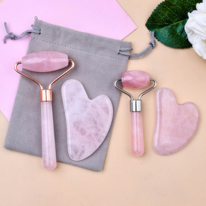 Herramienta de masaje facial de colección de SPA de piedra de cristal <span class=keywords><strong>rosa</strong></span> al por mayor Mini <span class=keywords><strong>rodillo</strong></span> de masaje de piel facial Jade de cabeza única de <span class=keywords><strong>cuarzo</strong></span> <span class=keywords><strong>rosa</strong></span> natural - Product Image 6