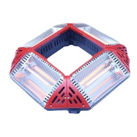Chauffe-plat électrique universel à quatre côtés Mahjong Machine, réchaud à quatre pieds pour tables à manger, grill à chauffage rapide et économe en énergie 220V AC
