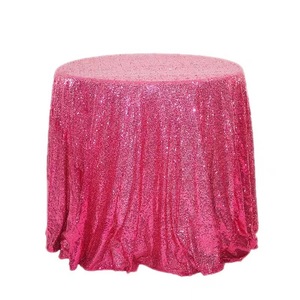 Premium Fancy Glitter Square <strong>Table</strong> Linen <strong>Cloth</strong> Covers 120" Big Payette Champagne <strong>Large</strong> Sequin Wedding Party <strong>Round</strong> Tablecloth - Product Image 3