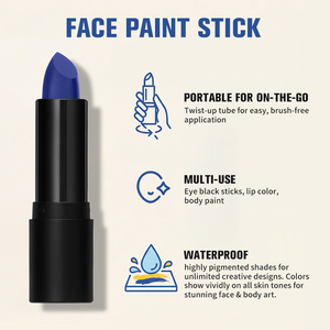 <span class=keywords><strong>Pintura</strong></span> Corporal y Facial en Barra, Resistente al Agua, 6 Colores, No Tóxica, para <span class=keywords><strong>Halloween</strong></span>, Maquillaje en Crema, Segura para Fiestas, Cosplay, Deportes, <span class=keywords><strong>Pintura</strong></span> Facial - Product Image 5