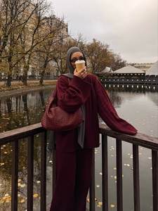 Mexizo Sang Trọng Dubai Abaya Dệt Kim Top Quần Set Hồi Giáo Phụ Nữ Hồi Giáo Polyester Hai Mảnh Thanh Lịch khiêm tốn Mặc - Product Image 1