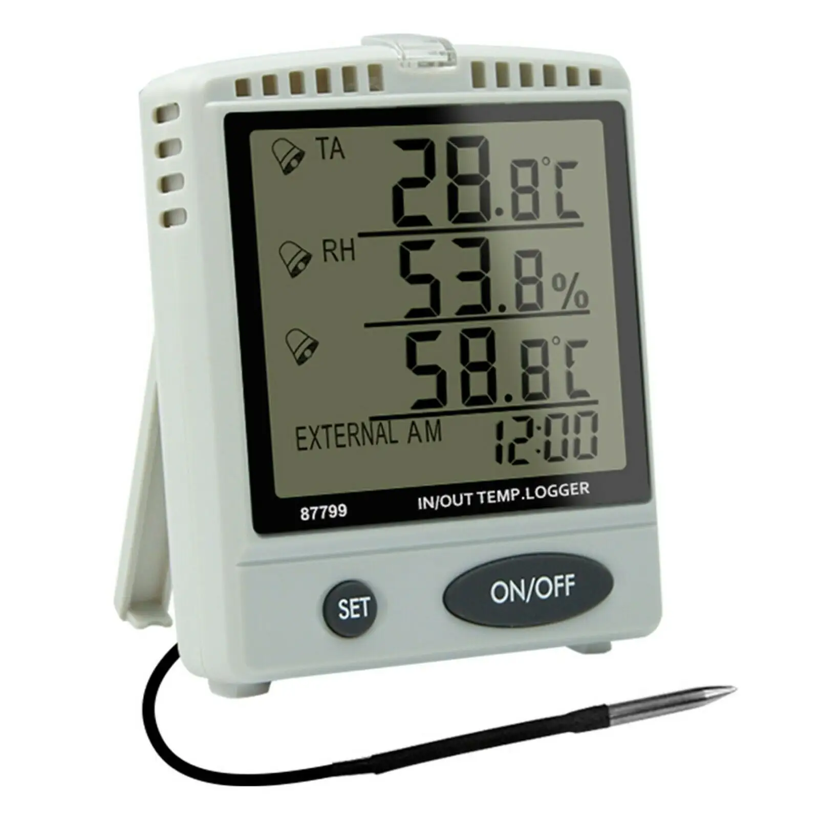 AZ87799 IN/OUT Humidity Temperature Datalogger AZ 87799 IN/OUT TEMP.&RH%