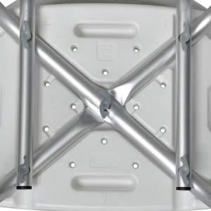 Qinda Shower <b>Stool</b> With Backrest <b>Adjustable</b> <b>Height</b> Bathroom Safety Equipment For Elderly And Pregnant Women - Product Image 4