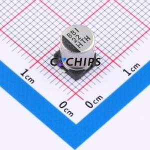 Condensateur électrolytique en aluminium SMD 50THV22M6.3X8, SMD, D6.3xL8mm 22uF 20% 50V 150mA-100kHz - Product Image 1