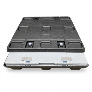 Conteneur de palette polymère pliable robuste de 1200*800 mm, avec couvercle, pour le transport et le stockage de pièces automobiles - Product Image 6