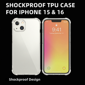 Custodia protettiva in Silicone trasparente per assorbimento degli urti TPU per iPhone 15 Pro Max 16 Pro OnePlus 9 per iPhone 7 Plus XR elegante - Product Image 2