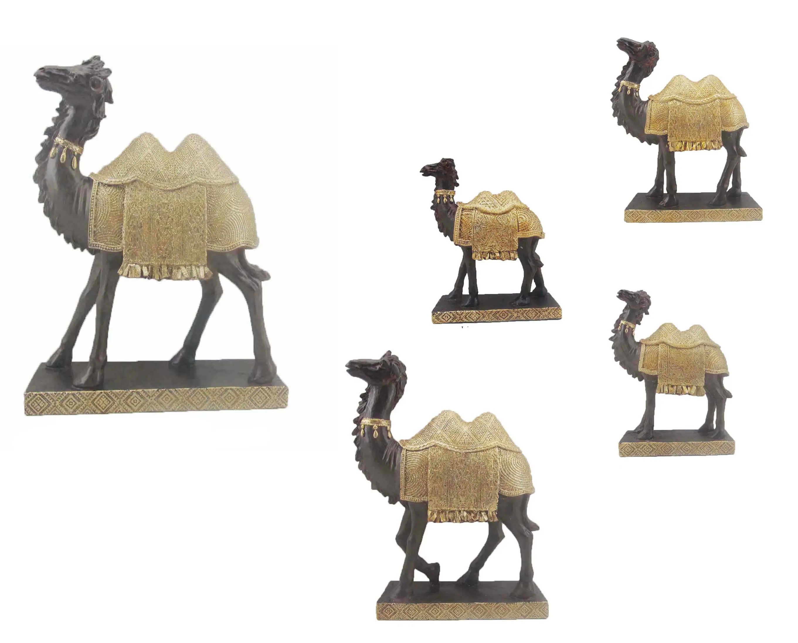 Latest home decor resin camel statue camel ornaments crafts for sale