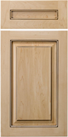 Puertas de Gabinete de Cocina Resistentes, Modernas y Ecológicas, Gabinetes Modulares RTA de Madera Sólida para Villa, Acabado Pintado con Chapa de Madera MDF