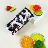 Pendingin Kaleng Checkerboard 12oz yang Dapat Disesuaikan, Terbuat dari Baja Tahan Karat, Cocok untuk Menyimpan Bir, Air Soda, dan Minuman