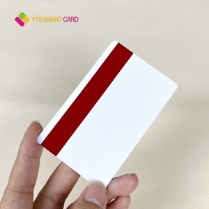 การ์ดพลาสติกพิมพ์คุณภาพสูง YTS แบบกำหนดเอง ขนาดเท่าบัตรเครดิต CR80 บัตรของขวัญ PVC แถบแม่เหล็ก HICO/LOCO บัตรสะสมแต้ม - Product Image 4