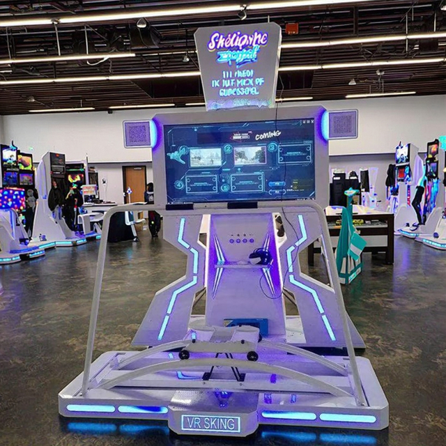 VR Ski Simulator Machine Motion Snowboarding Game Equipment for Arcade Amusement Park Indoor Playground Entertainment