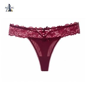 Braguitas de encaje sexy para mujer, lencería tentadora, tanga transparente con aberturas, bragas tipo G-string, tangas de mujer - Product Image 6