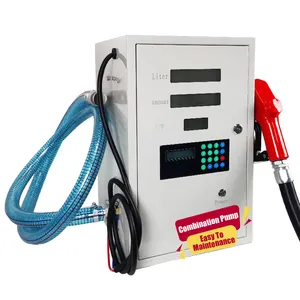 Pompa dispenser transfer bahan bakar diesel elektrik portabel 12 v dc 220v untuk tangki IBC 1000L dengan nosel