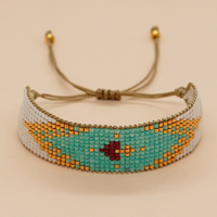 Bracelets perlés faits main Go2boho Eye Loom Beading, bijoux bohèmes pour enfants, nouvelle collection anniversaire.